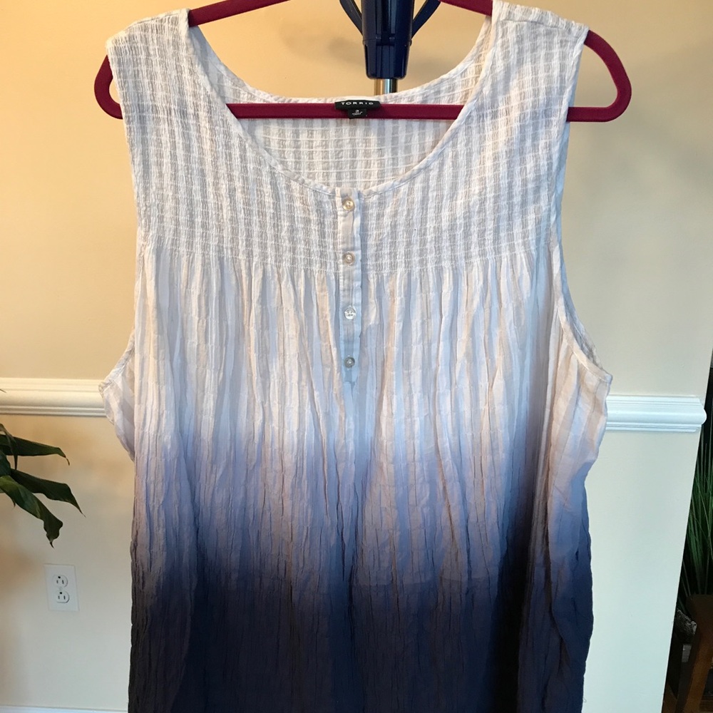 Crinkle Long Tank